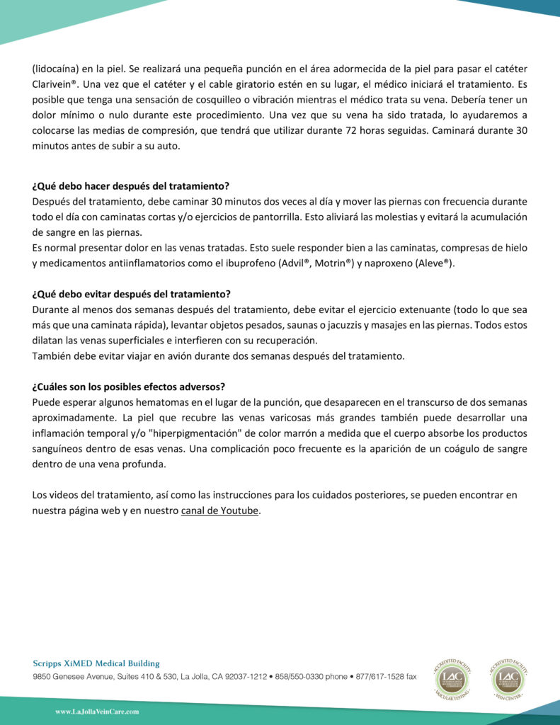 Clarivein Espanol 2