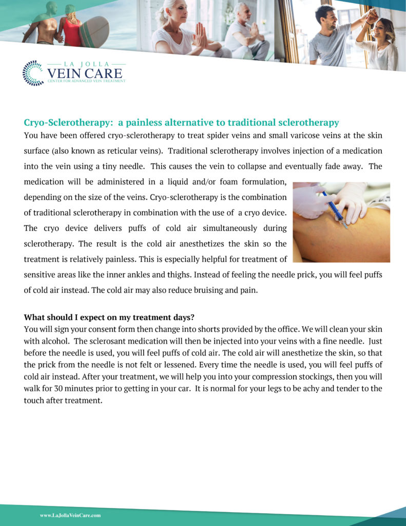 Cryosclerotherapy 1