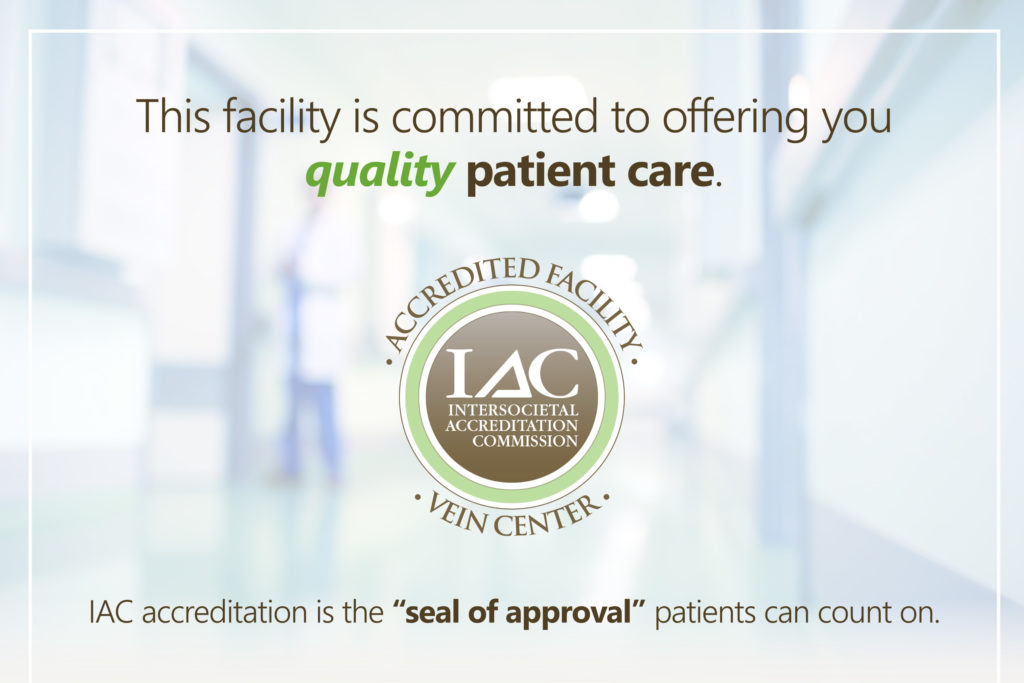 Our Facility 1 IACDigitalPoster VeinCenter Accreditation