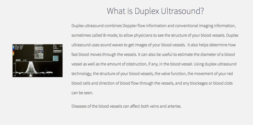 what is duplex ultrasound
